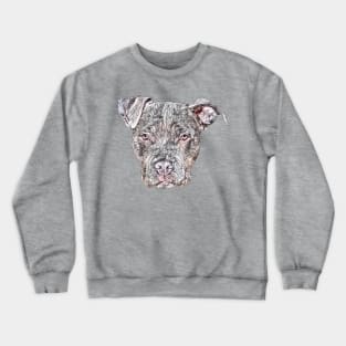 American Pit Bull Terrier Face Crewneck Sweatshirt